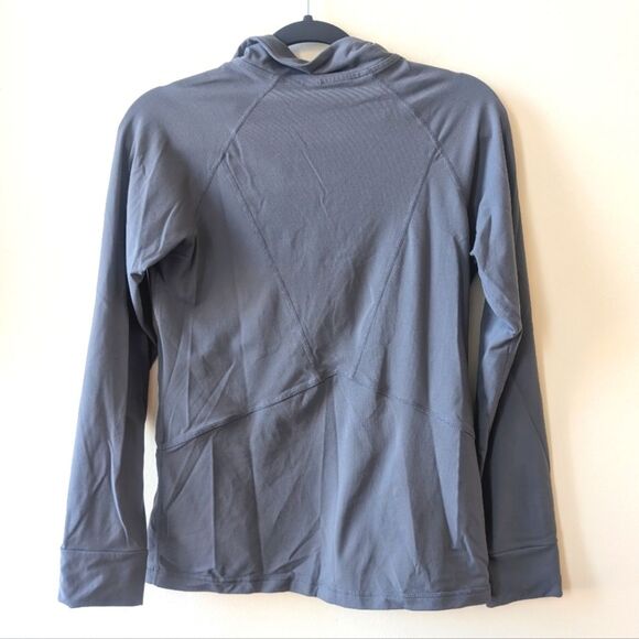 Senita Athletics Easy Pullover Gray Quarter Zip Small - Picture 3 of 5